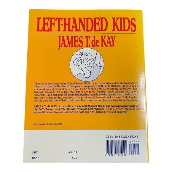 Left-Handed Kids: Why Are They So Different (1st Edition) Vintage Book - Picture 2 of 3